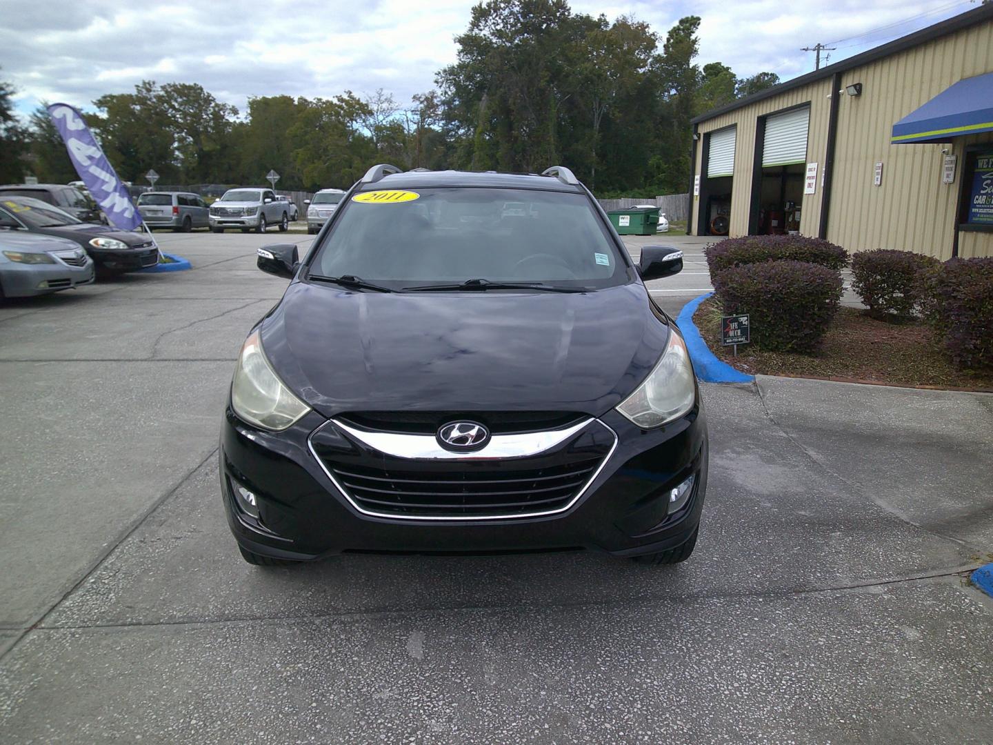 2011 BLACK HYUNDAI TUCSON GLS; LIMITED (KM8JU3AC0BU) , located at 390 Hansen Avenue, Orange Park, FL, 32065, (904) 276-7933, 30.130497, -81.787529 - Photo#0